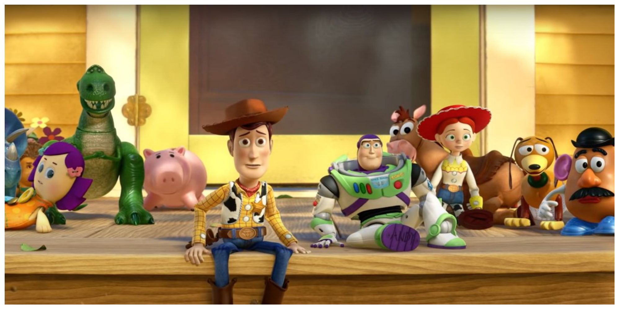 Woody se despide al final de Toy Story 3
