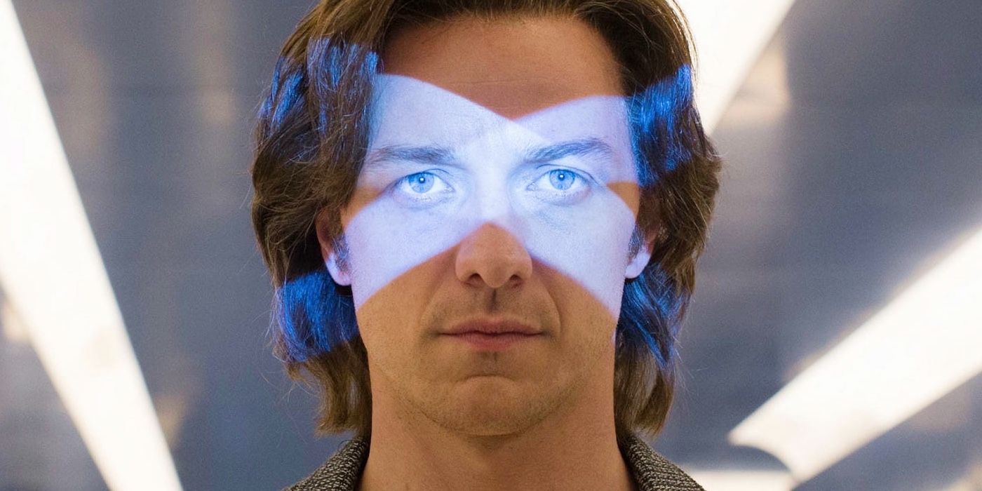 James McAvoy como Xavier en las películas de X-Men