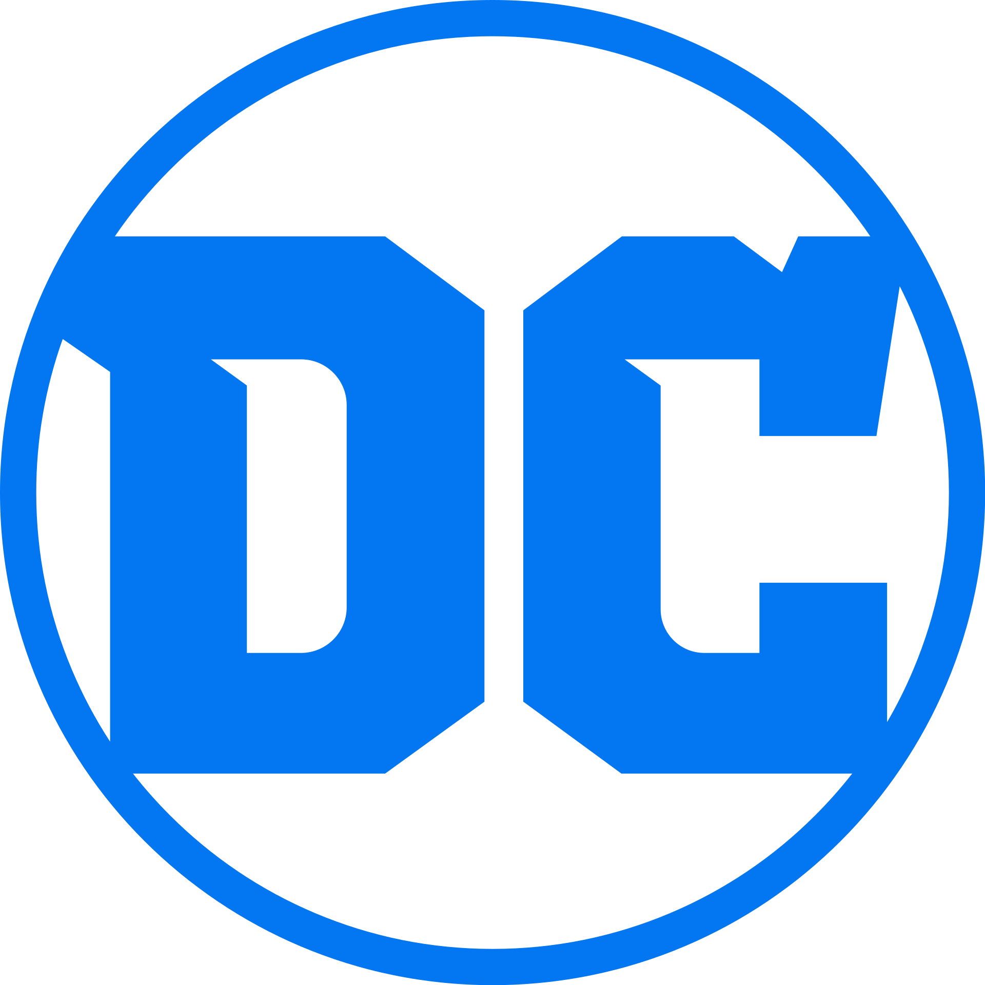 Logotipo oficial del Universo DC