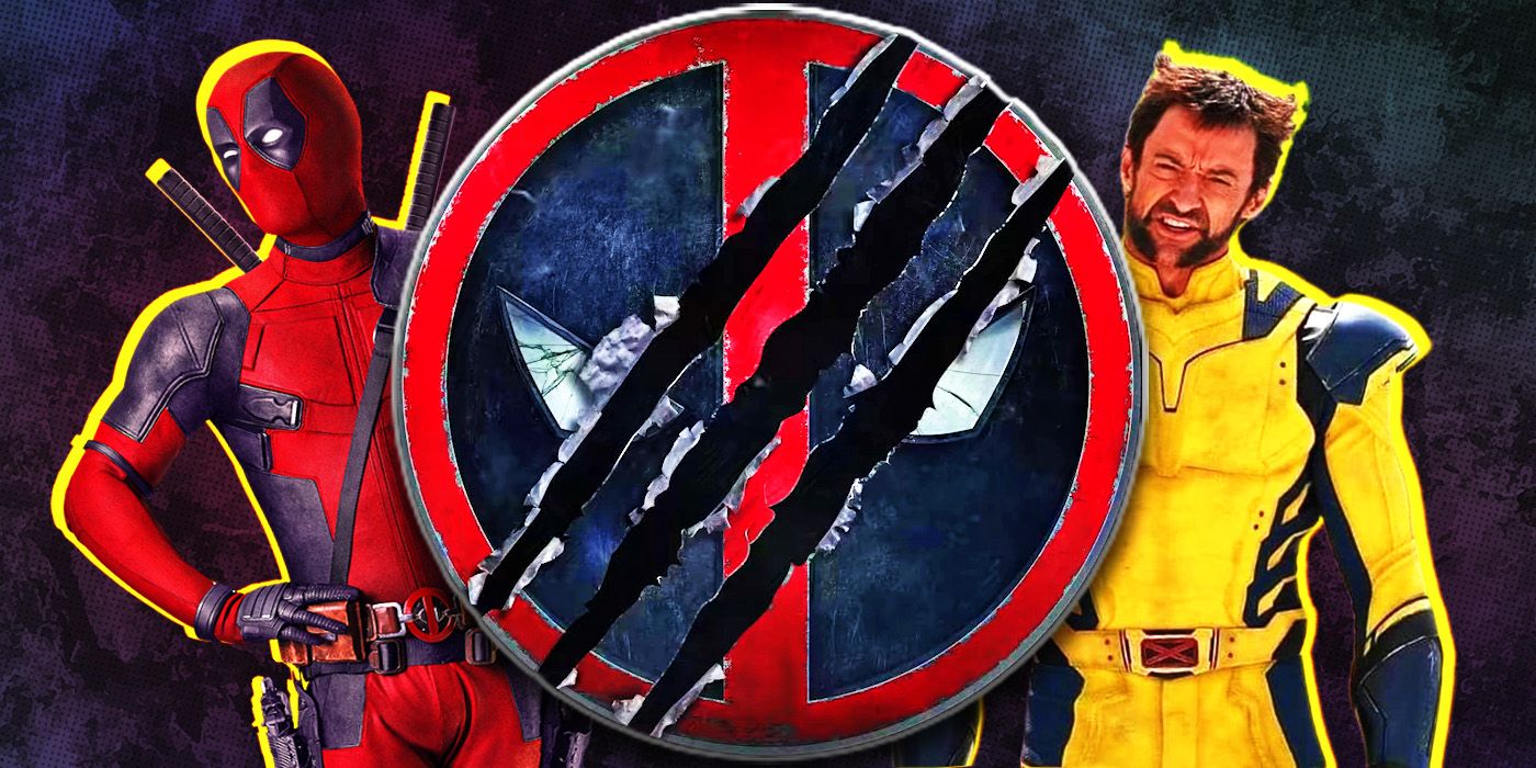 Deadpool y Wolverine junto al logo de Deadpool 3.