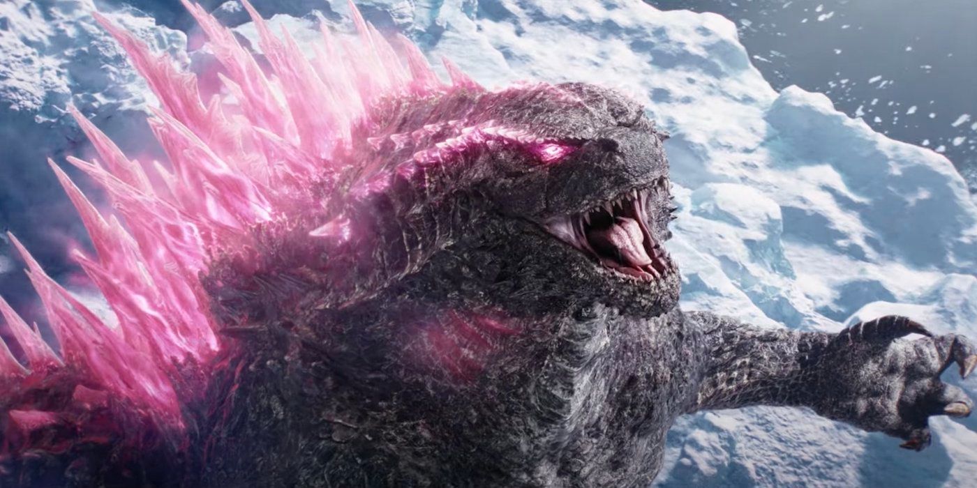 Godzilla ruge en Godzilla x Kong: The New Empire