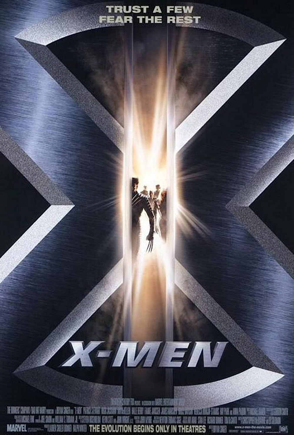 Patrick Stewart, James Marsden y Hugh Jackman en X-Men (2000)