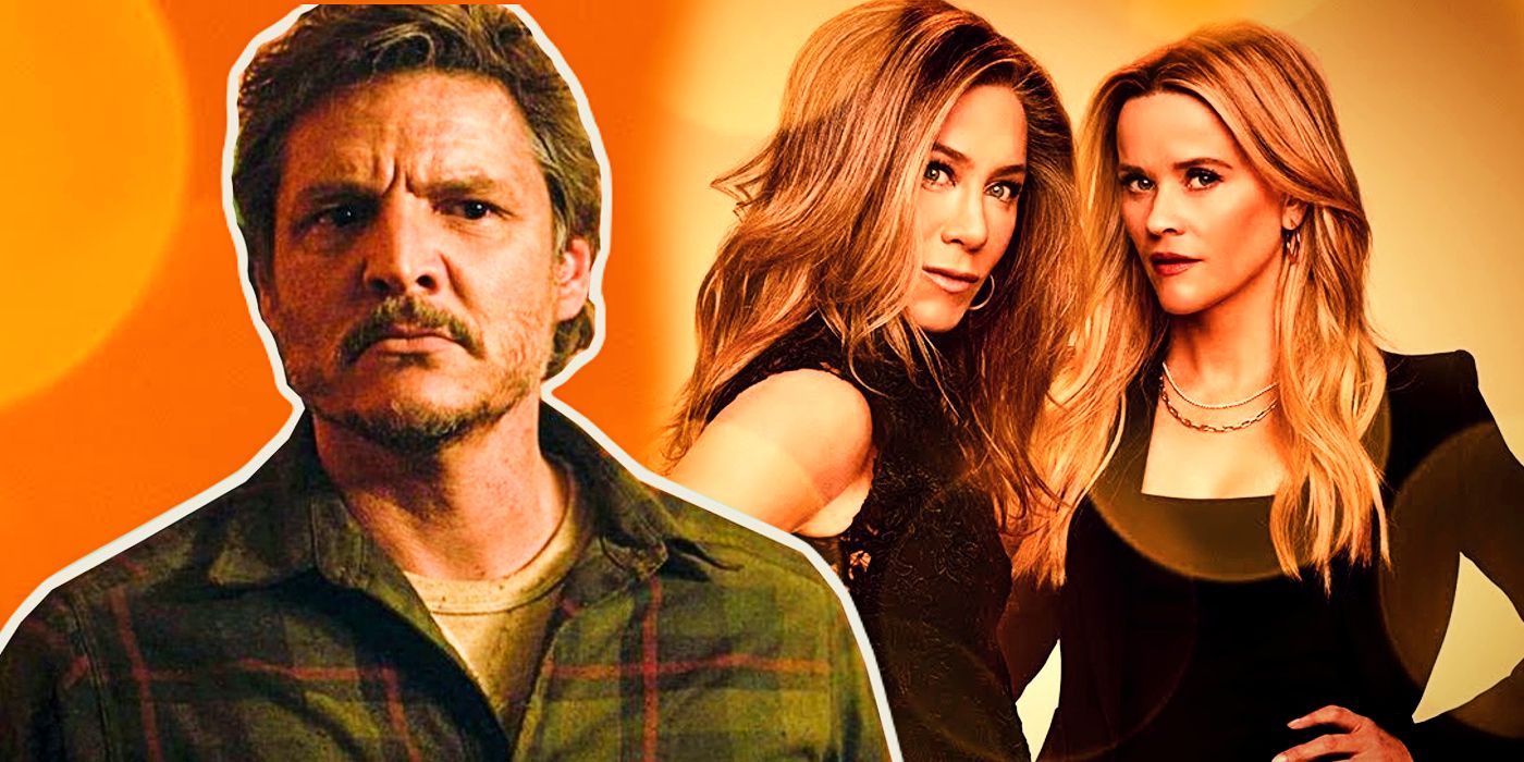 Pedro Pascal en The Last of Us y Reese Witherspoon con Jennifer Aniston en The Morning Show