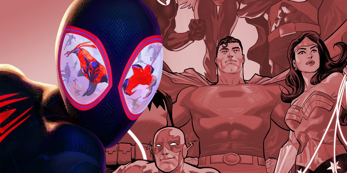 Miles Morales de Across the Spider-Verse y Justice League de DC Comics