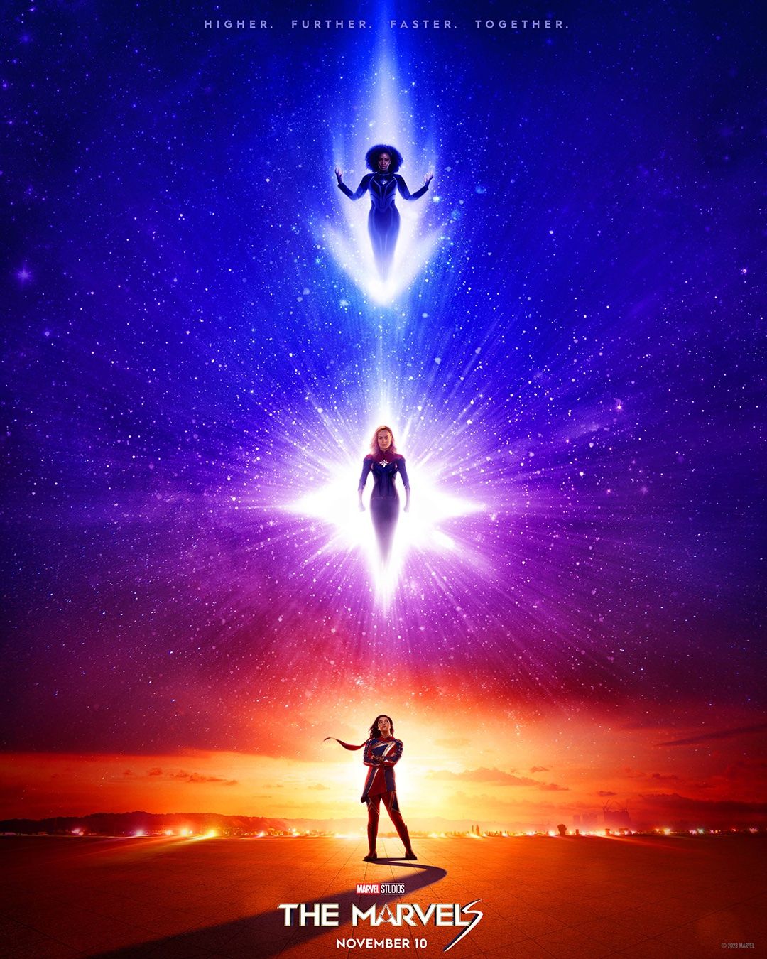 El cartel de la película Marvel