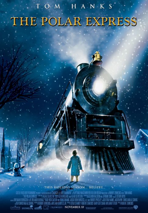 El cartel de la película Polar Express de noviembre de 2004.