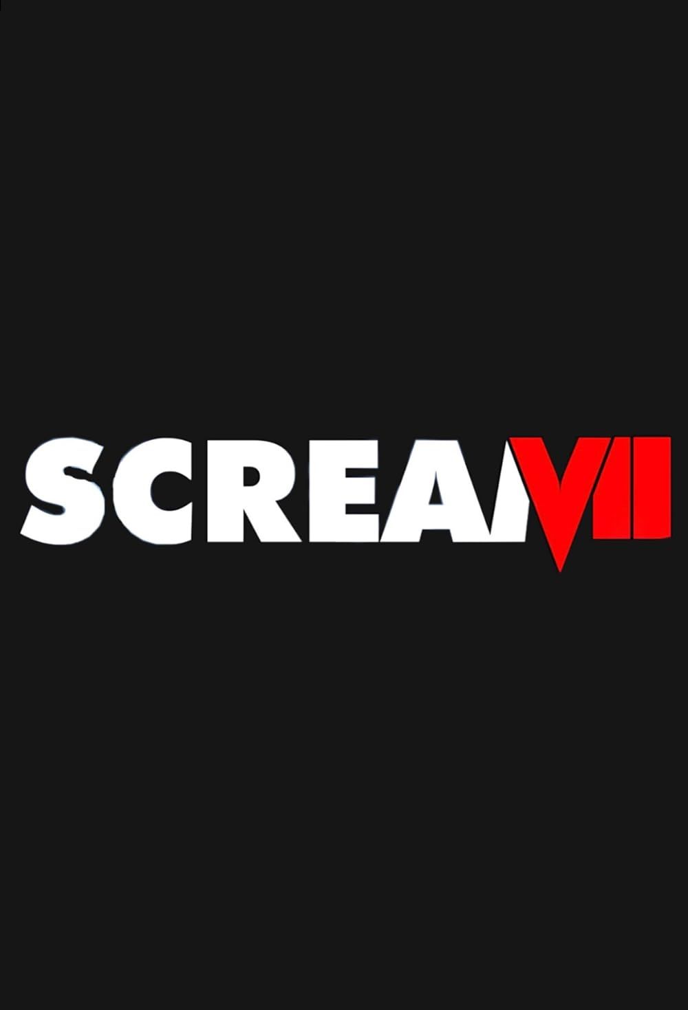 El logotipo de Scream VII sobre un fondo negro.