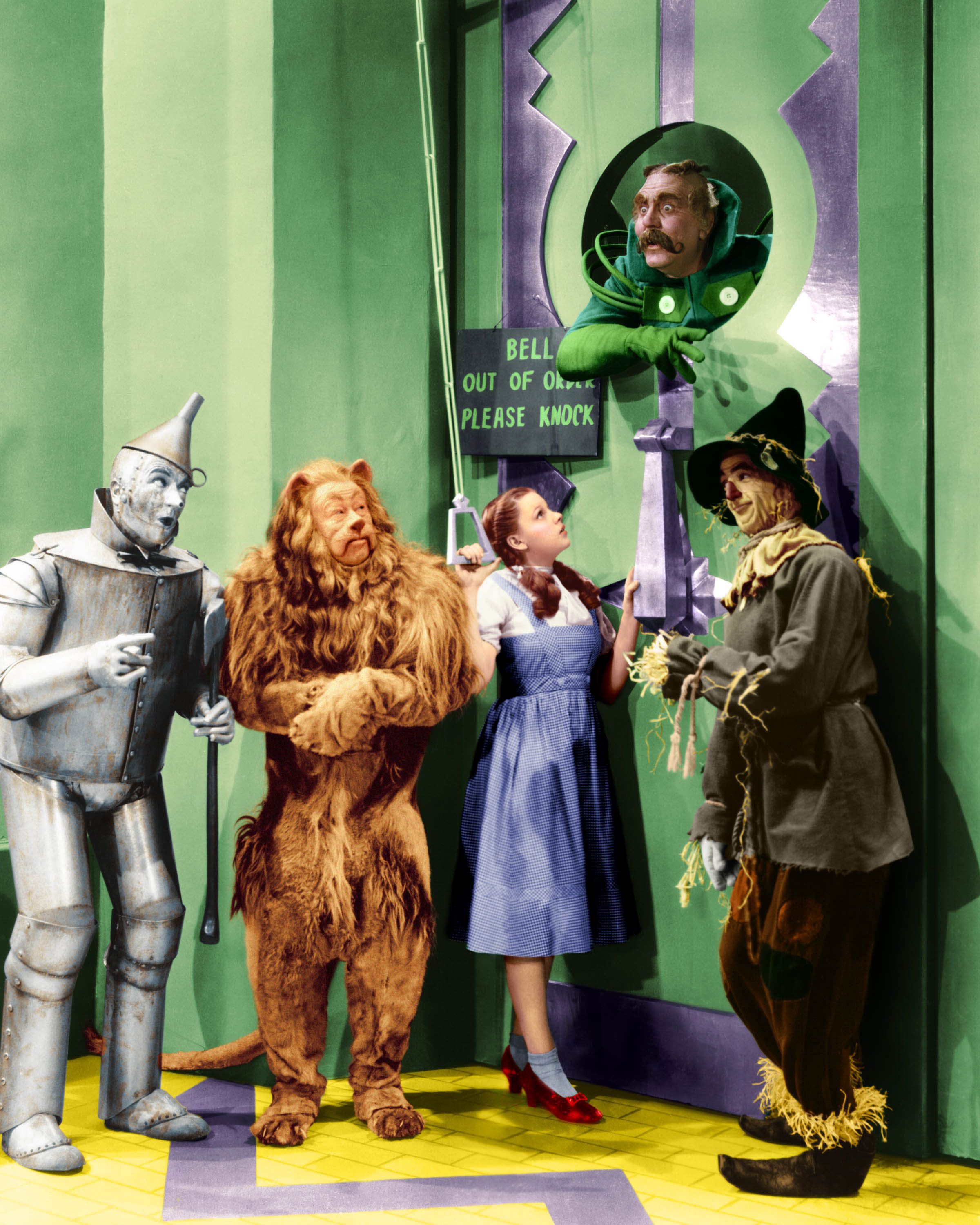 Judy Garland, Frank Morgan, Ray Bolger en El mago de Oz