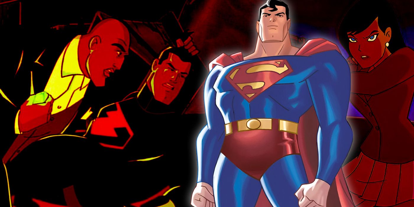 DCAU Superman con versiones alternativas de Lex Luthor y Lois Lane de TAS 