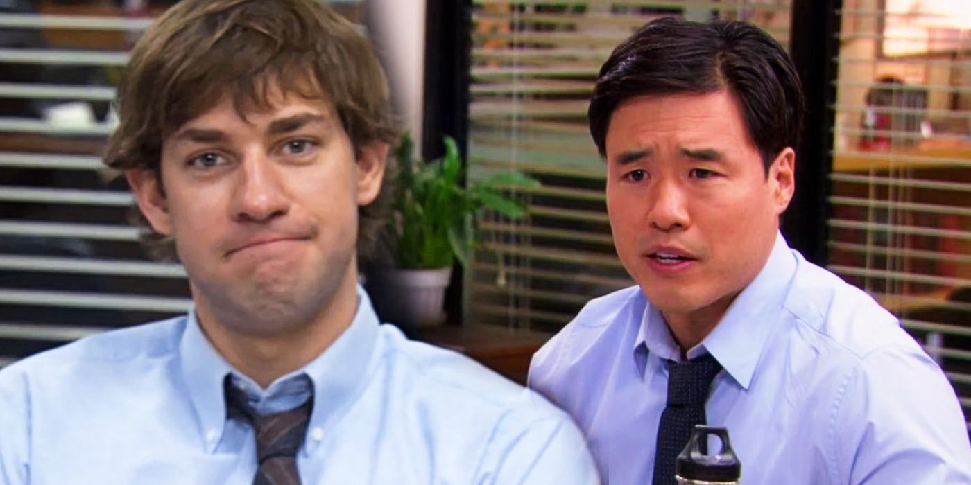 John Krasinski y Randall Park en La oficina