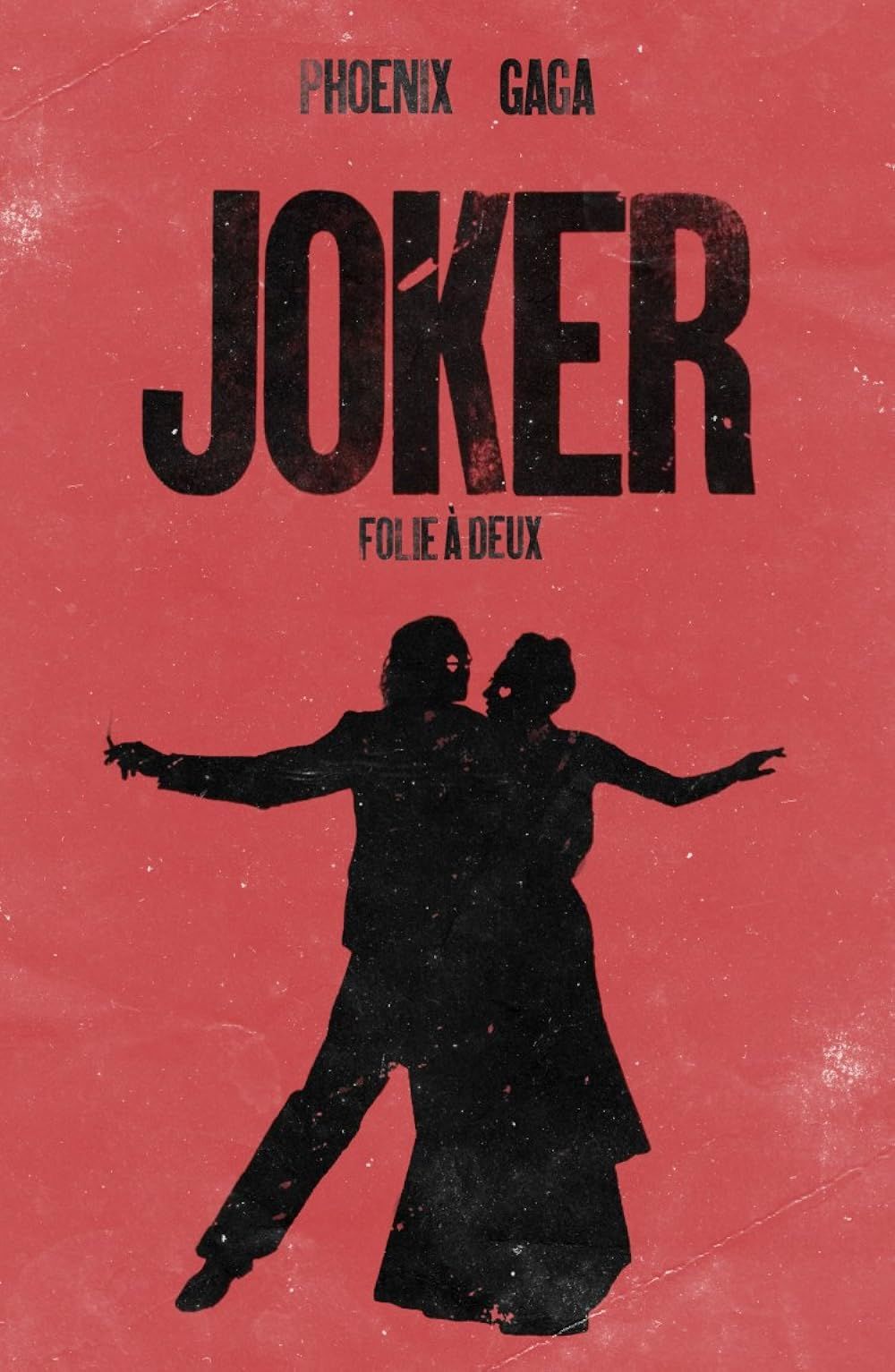 El Joker y una dama bailando en el cartel de la película Joker- Folie à Deux (2024)