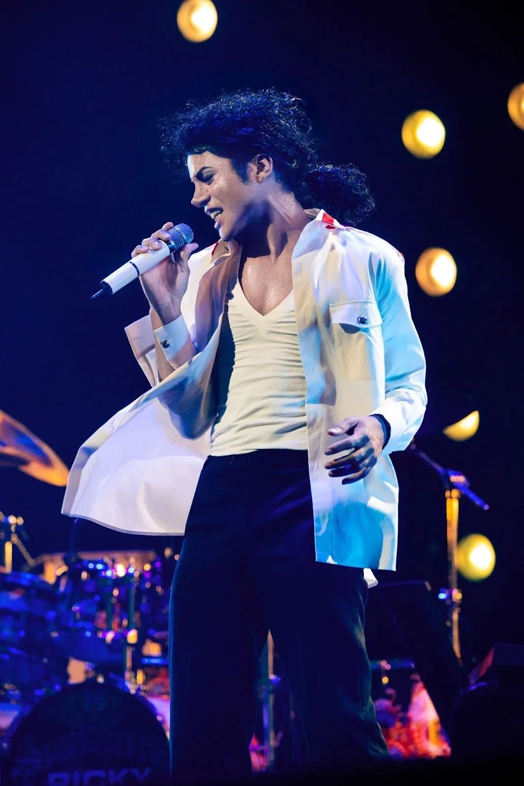 Imagen biográfica del primer vistazo de Michael Jackson