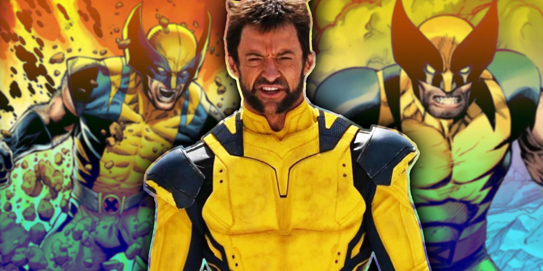Hugh Jackman como Wolverine para Deadpool 3 y Wolverine como se ve en los cómics de Marvel