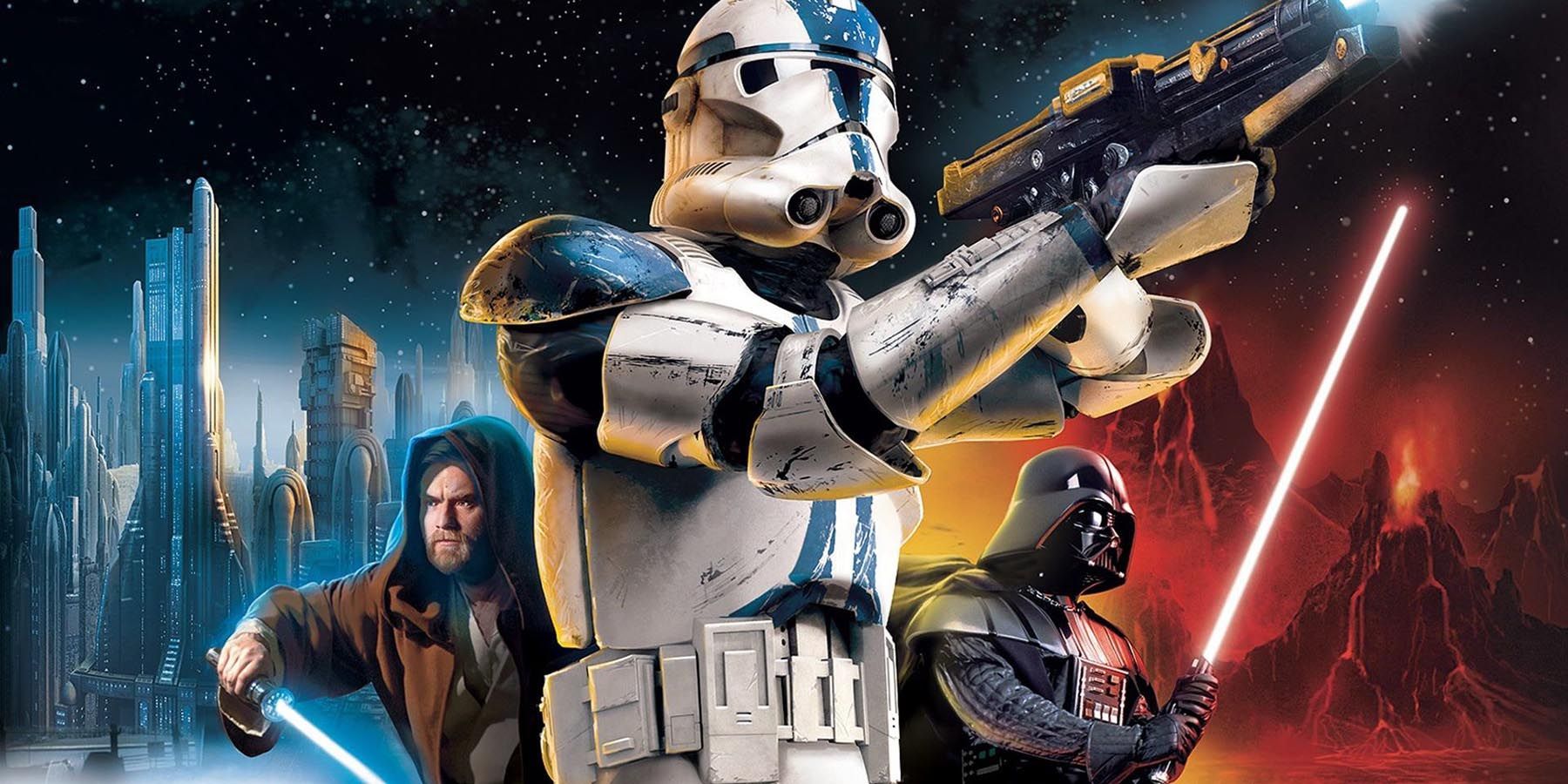 Una imagen del banner promocional de Star-Wars Battlefront para PSP