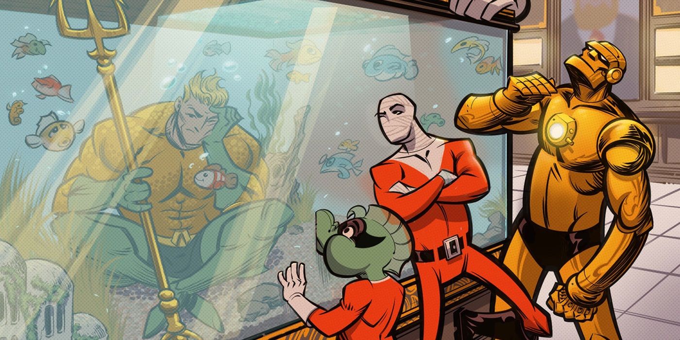 Aquaman cautivo de la Doom Patrol