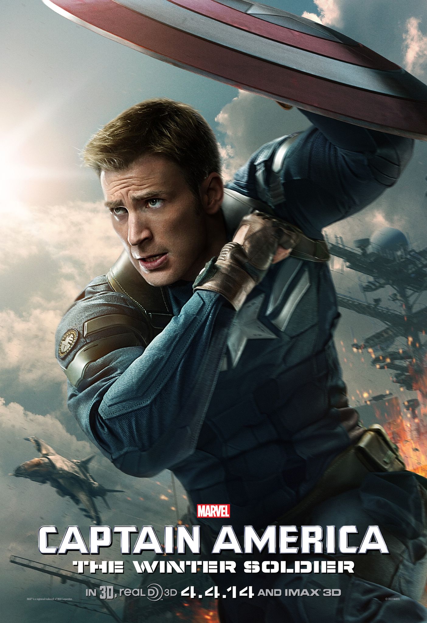 Póster de la película Capitán América El Soldado de Invierno