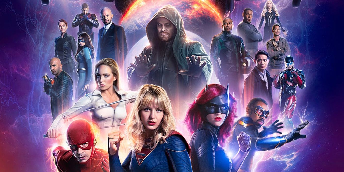 Los héroes del Arrowverse se reúnen en el cartel de Crisis on Infinite Earths.