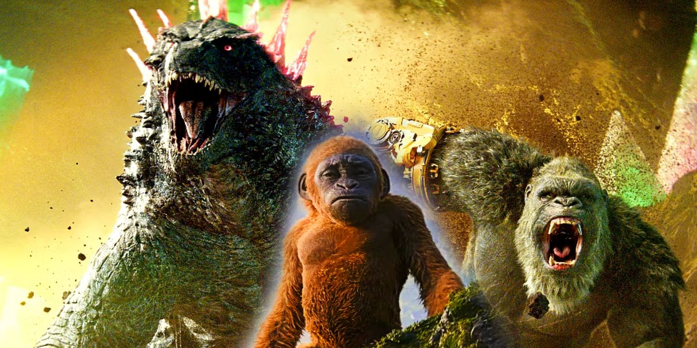 Godzilla x Kong El Nuevo Imperio bebé Kong