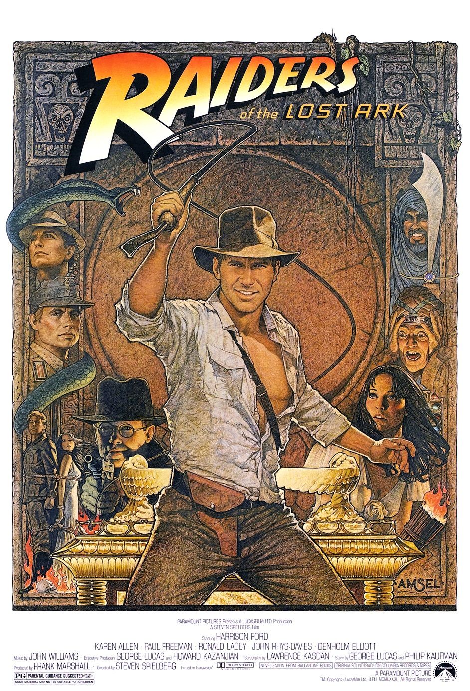 Indiana Jones y los buscadores del arca perdida Póster