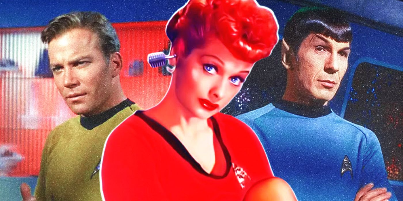 Kirk, Lucille y Spock Star Trek