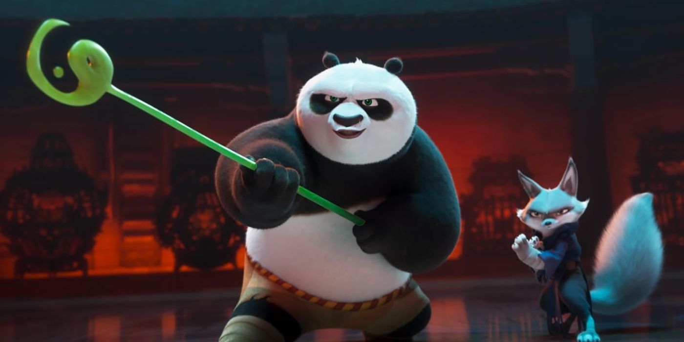 Kung Fu Panda 4 - Po y Zhen listos para la batalla