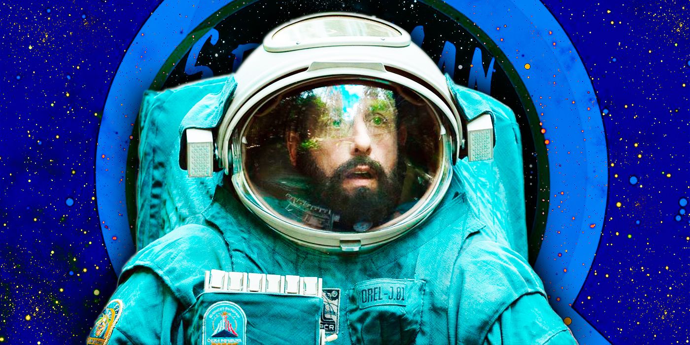 Jakub de Adam Sandler mira al espacio en Spaceman
