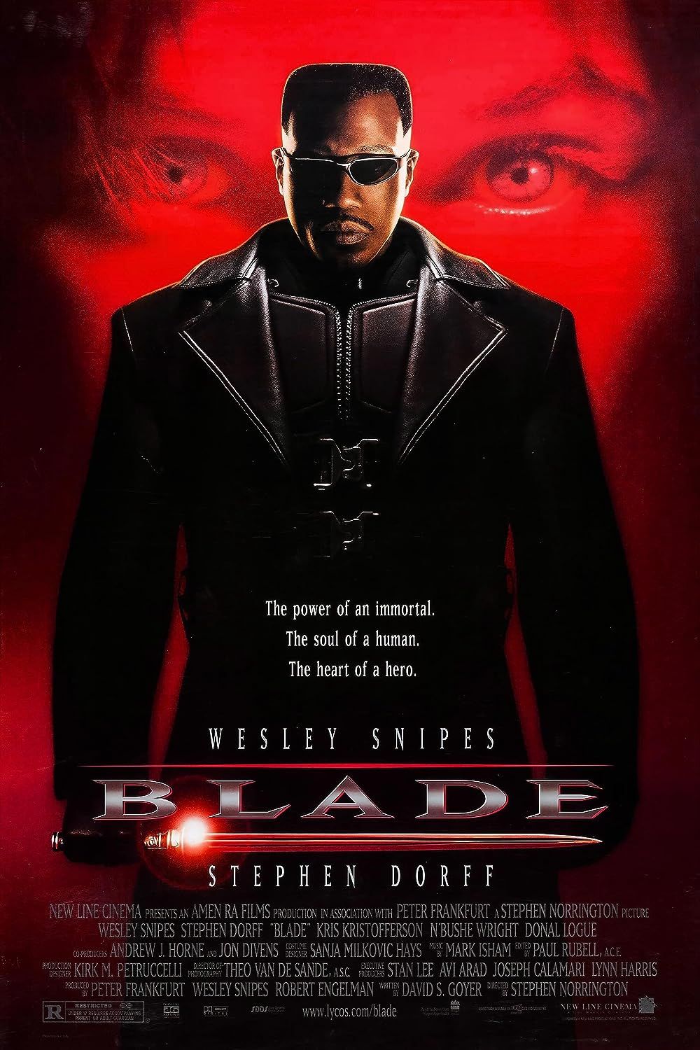 Wesley Snipes como Blade en la franquicia Blade 