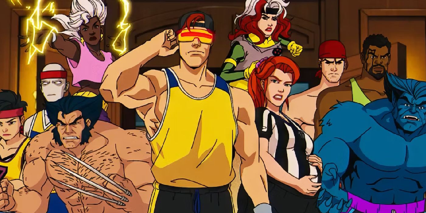 Los X-Men después de un partido de baloncesto - X-Men '97