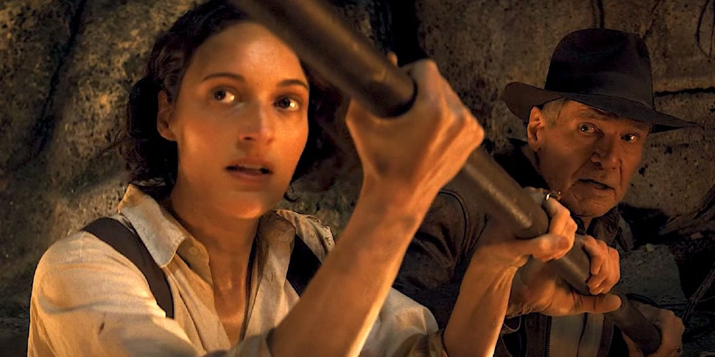 Indiana Jones 5 tiene a Helena ayudando a Indy en una cueva