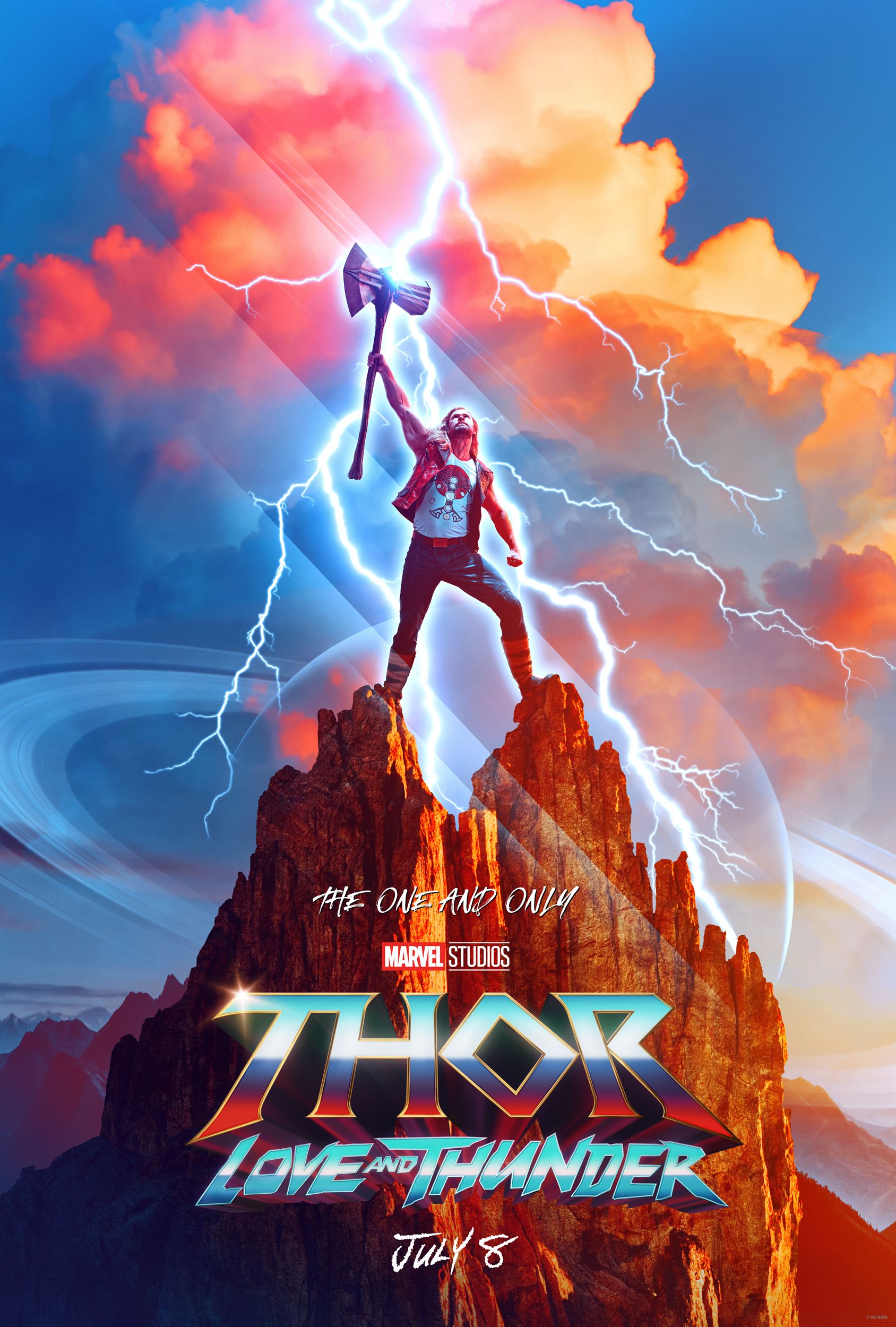 Cartel de Thor: Amor y Trueno