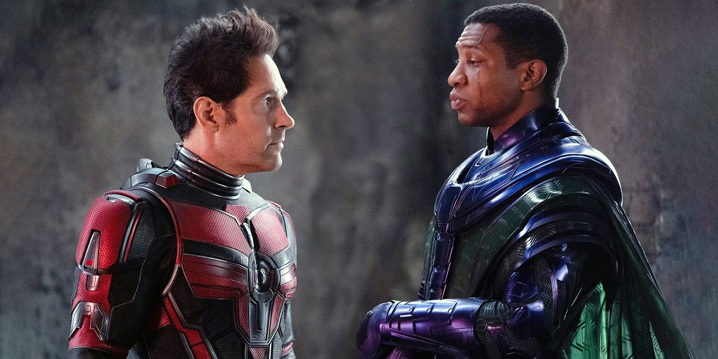 Ant-Man (Paul Rudd) se encuentra con Kang (Jonathan Majors) en Quantumania