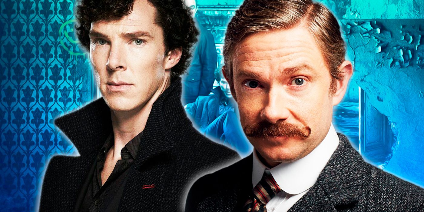 Benedict Cumberbatch y Martin Freeman en Sherlock