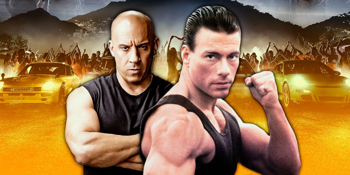 Vin Diesel y Jean-Claude Van Damme de Rápido y Furioso