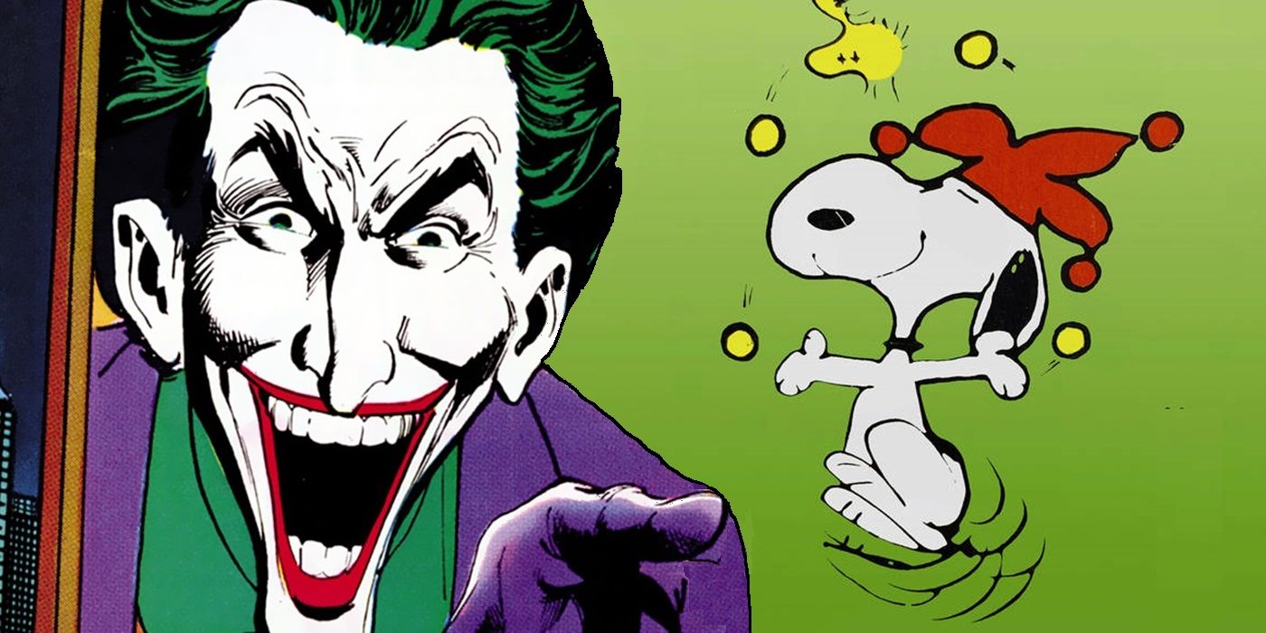 Joker con Snoopy, vestido de Joker