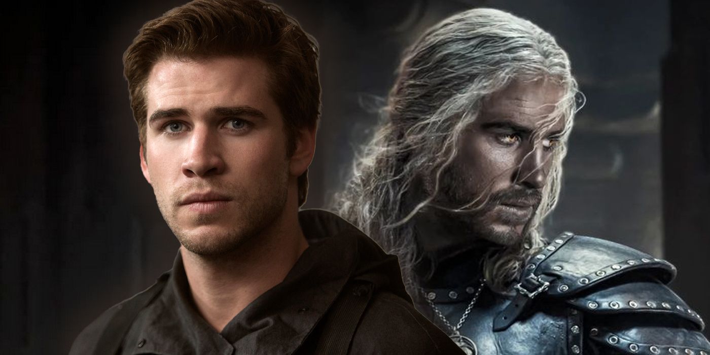 Liam Hemsworth Geralt de Rivia Fan art de The Witcher. 