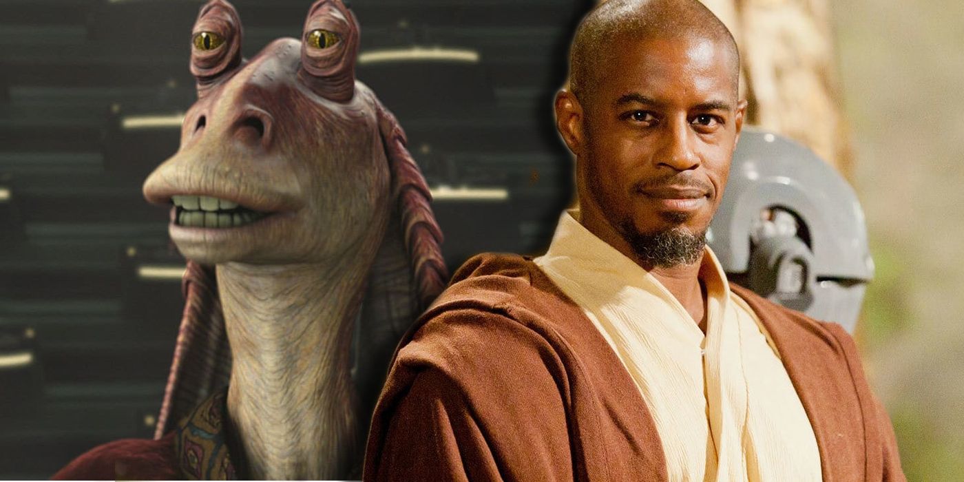 Ahmed Best y Jar Jar Binks